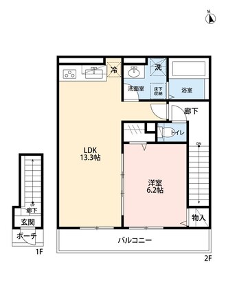 クレシア幕張の物件間取画像